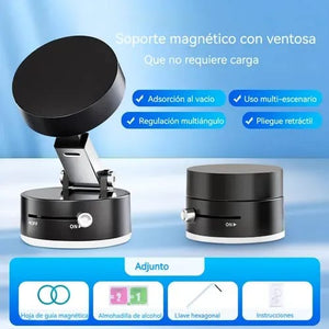 Soporte magnético giratorio para teléfono